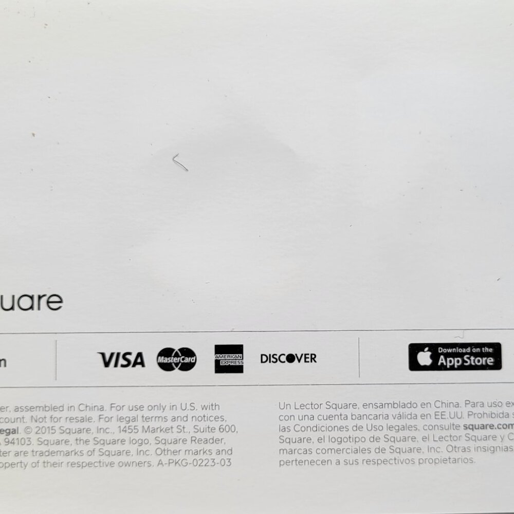 Square Portable Card Reader, Open Box - Picture 4 of 4